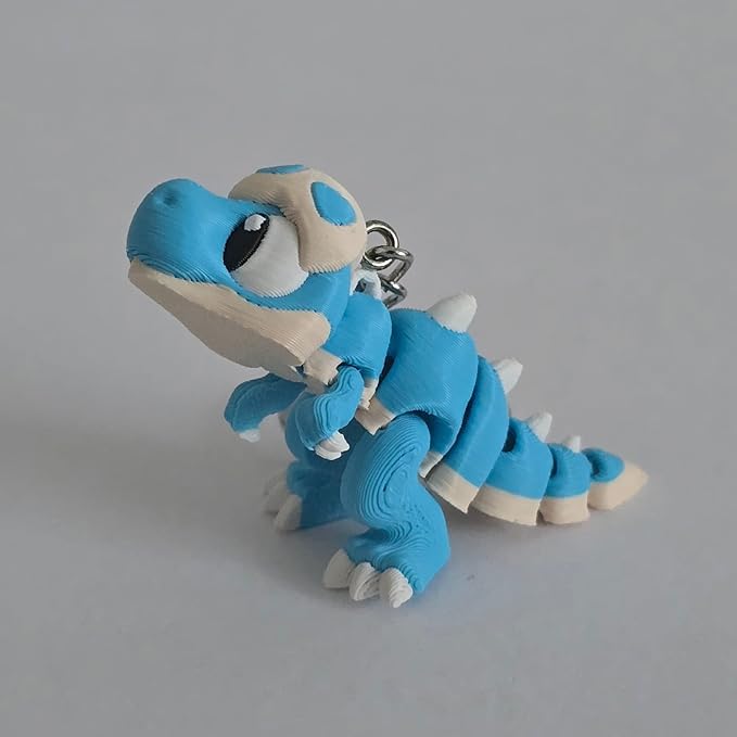 3 Pack 3D Printed Keychain Set-2