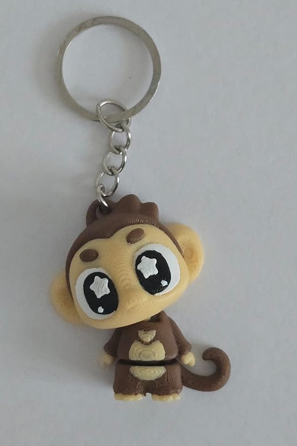 3 Pack 3D Printed Keychain Set-1