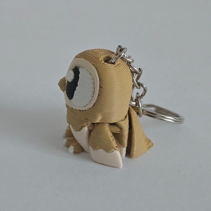 3 Pack 3D Printed Keychain Set -3